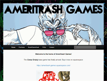 Tablet Screenshot of ameritrashgames.com